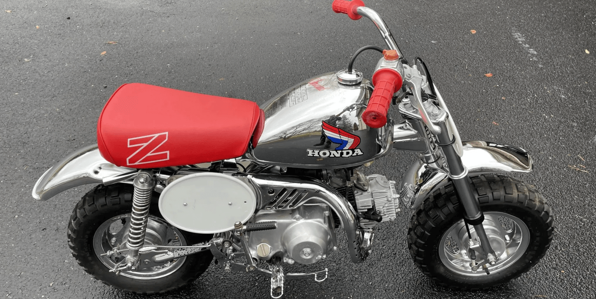 Рождественский специальный мотоцикл Honda Z50 RD 1986 года, сегодняшняя находка BaT