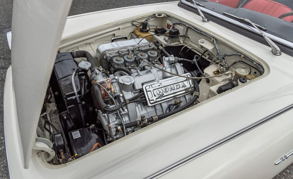 Двигатель родстера Honda S600 1966 года выпуска