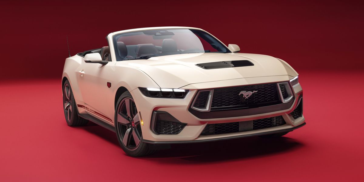 Ford представляет специальную версию Mustang к 60-летнему юбилею Mustang 2025 года